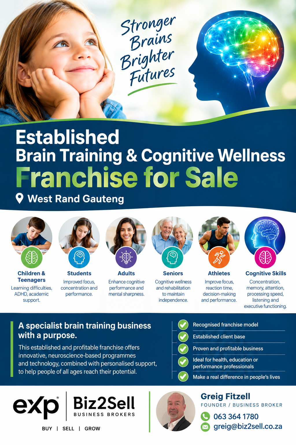 Biz2Sell Brain training franchise